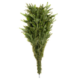 Choinka sztuczna 220 cm świerk naturalny z metalowym stojakiem