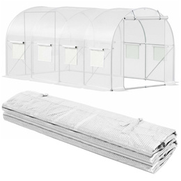 Folia na tunel ogrodowy 4x2,5x2 m zapasowe poszycie na szklarnię foliak UV-4 140g/m