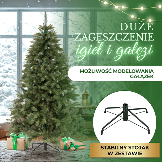 Choinka sztuczna premium 180 cm świerk kaukaski