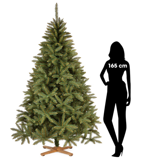 Choinka sztuczna 220 cm Premium Royal Trees świerk kaukaski z drewnianym stojakiem