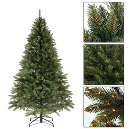 Choinka sztuczna premium 220 cm świerk kaukaski jak żywy