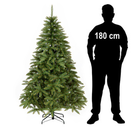 Choinka sztuczna 180 cm jak żywa świerk skandynawski drzewko świąteczne