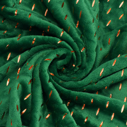 Narzuta na łóżko, pled 200x220 cm koc na kanapę zielony