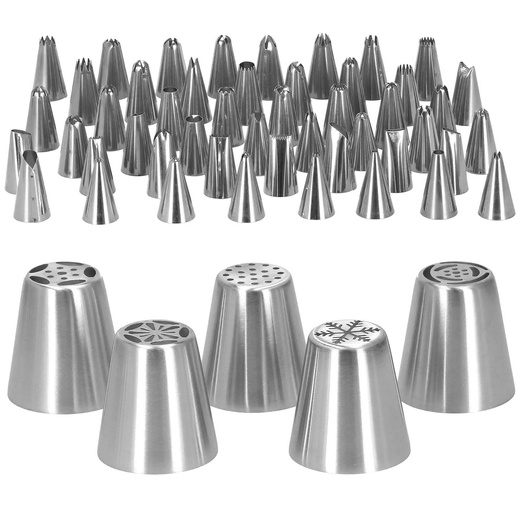 Zestaw cukierniczy 345 el. do dekoracji, akcesoria do ciast i babeczek