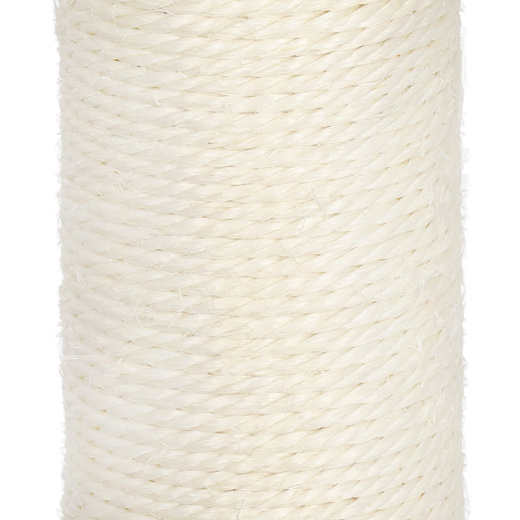 Drapak dla kota sizal 2-poziomowy słupek z zabawką 47 cm