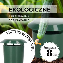 Pułapka na ślimaki 4 szt. wabik łapacz na szkodniki
