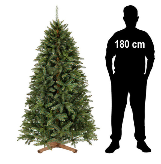 Choinka sztuczna 180 cm Premium Royal Trees świerk syberyjski z drewnianym stojakiem