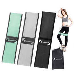 Zestaw taśm hip band do ćwiczeń fitness