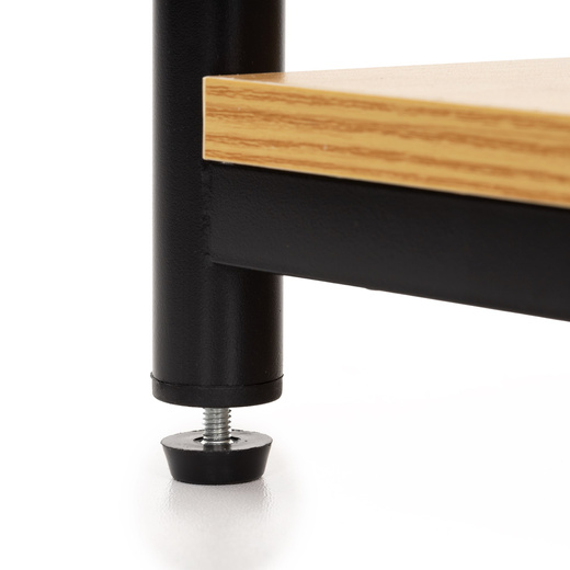 Szafka nocna, stolik z półkami do sypialni 35x31x59 cm nakastnik, jasnobrązowy