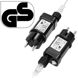 Lampki choinkowe 300 LED na prąd włosy anioła ciepły biały