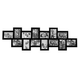 Ramka na zdjęcia 14 zdjęć multiramka 10x15 czarna