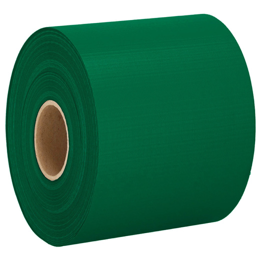 Taśma ogrodzeniowa 19 cm x 50 m osłona na ogrodzenie panelowe + klipsy 20 szt. ciemnozielona