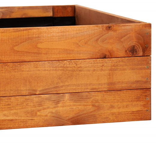 Skrzynia na warzywa drewniana 140x84x26,5 cm wysoki warzywniak zielnik impregnowany