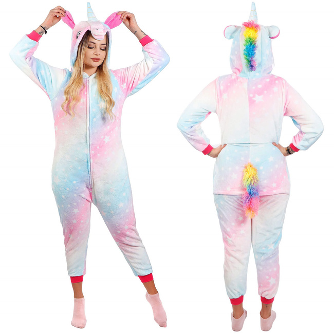 Piżama kigurumi jednorożec kombinezon jednoczęściowy damski rozmiar S