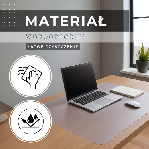 Mata ochronna pod krzesło i fotel biurowy 140x100 cm podkładka na biurko przezroczysta
