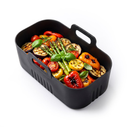Wkład silikonowy do Airfryer 1,5/3 L zestaw 2 szt. do frytkownicy beztłuszczowej