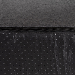 Schodki dla psa do łóżka 40 cm podest, rampa 4-stopniowa, miękkie schody ciemnoszare