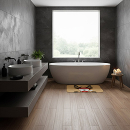 Dywanik łazienkowy, antypoślizgowy 60x40 cm mata, renifer