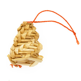 Ozdoby choinkowe, bombki słomiane 27 szt. naturalne dekoracje świąteczne, brązowe