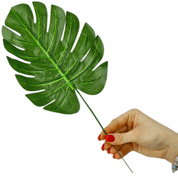 Sztuczna monstera liście 6 szt. dekoracja roślinna zielona