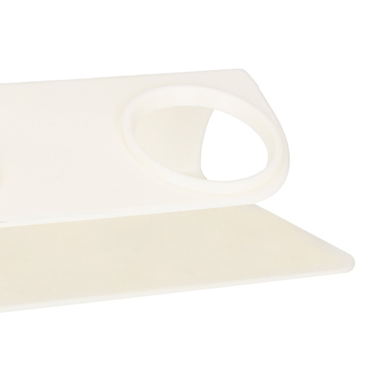 Podwójna miska dla psa i kota z podstawką antypoślizgowa przeźroczyste