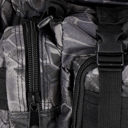 Plecak trekkingowy, turystyczny 50 L wojskowy kryptek czarno-szary