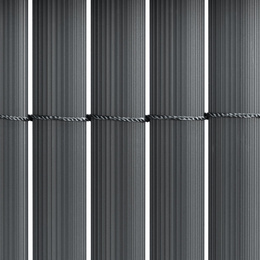 Osłona PVC maskująca na balkon, taras, ogrodzenie 500x160 cm ciemnoszara