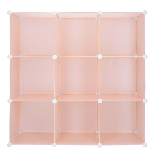 Szafka modułowa dla dzieci 110x110x37 cm organizer dziecięcy 9 półek