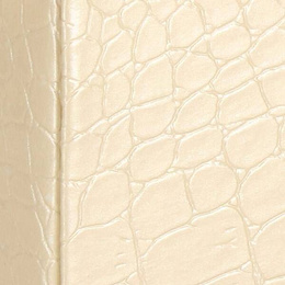 Szkatułka na biżuterię ekoskóra 17,5x14x12,5 cm ecru organizer z przegródkami