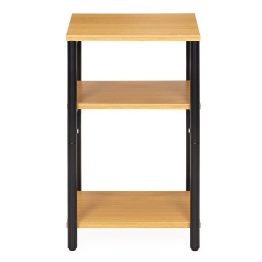 Szafka nocna, stolik z półkami do sypialni 35x31x59 cm nakastnik, jasnobrązowy