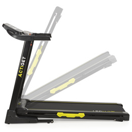 Bieżnia elektryczna, domowa 16 km/h z nachyleniem składana z aplikacją i czujnikami PRO