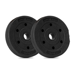 Obciążenie bitumiczne 1,25 kg 2 szt. talerz kompozytowy 29 mm krążek do sztangi hantli