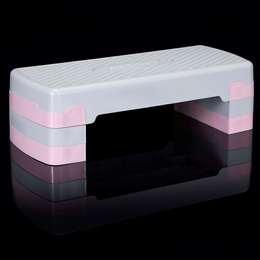 Step do ćwiczeń fitness 3-stopnie, schodek treningowy do aerobiku