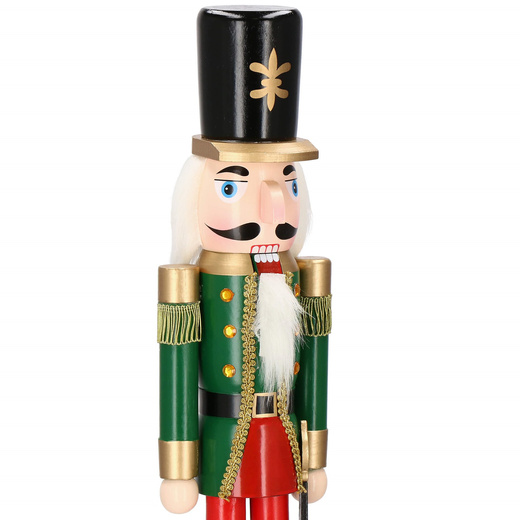 Dziadek do orzechów 60 cm drewniany żołnierzyk multikolor, figurka świąteczna