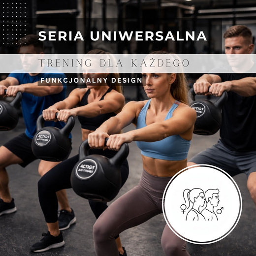 Kettlebell 6 kg odważnik, hantla do ćwiczeń ABS kula do treningu siłowego, czarny