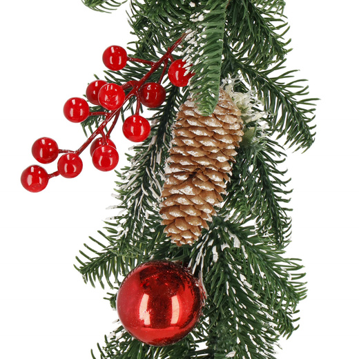 Wieniec świąteczny ozdoba na drzwi wianek 150 cm