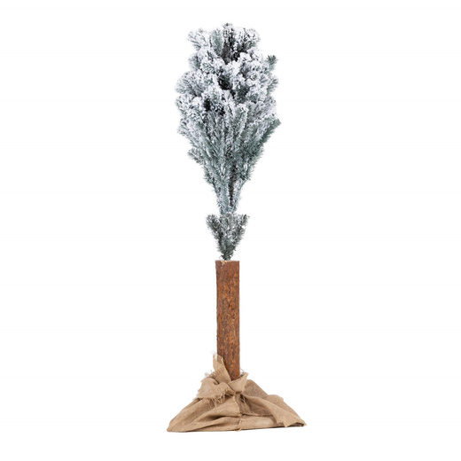 Choinka sztuczna na pniu 220 cm świerk śnieżony