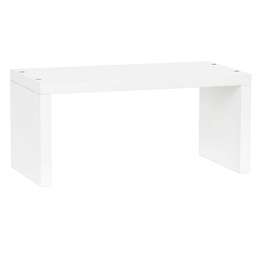 Półki ścienne 3 szt. na przyprawy, książki półki wiszące nowoczesne białe