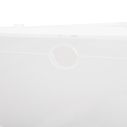 Pudełko na buty z klapą 31x21,5x12,5 cm biały organizer zestaw 10 szt.