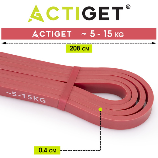 Gumy oporowe do ćwiczeń zestaw 3 szt. taśmy do ćwiczeń fitness, treningu