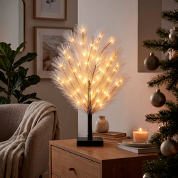 Choinka 20 LED drzewko świąteczne 45 cm dekoracja na stół, ozdoba świetlna, ciepła biel