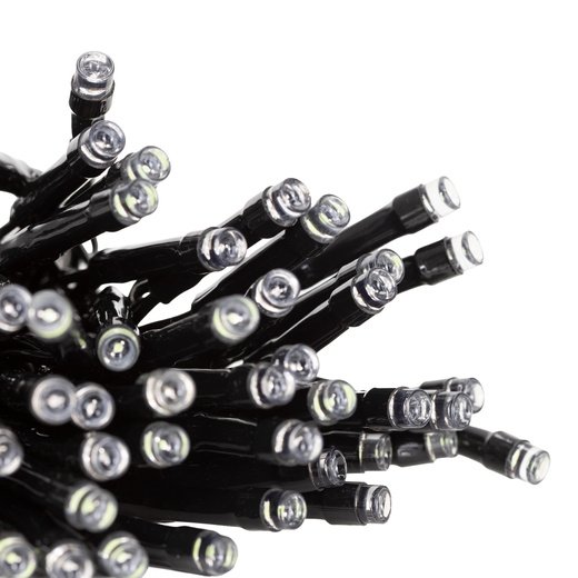 Lampki choinkowe na baterie 100 LED 8 funkcji świecenia na pilot 10 m zewnętrzne, wewnętrzne multikolor