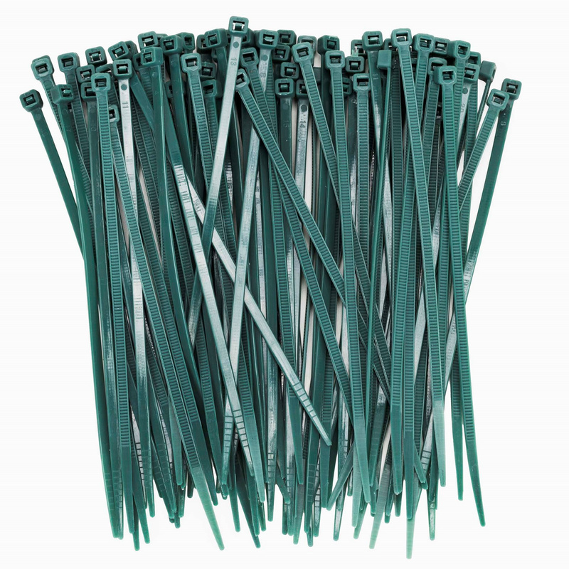 Opaski zaciskowe 100 szt. trytytki zielone15 cm mocne trytki kablowe uniwersalne