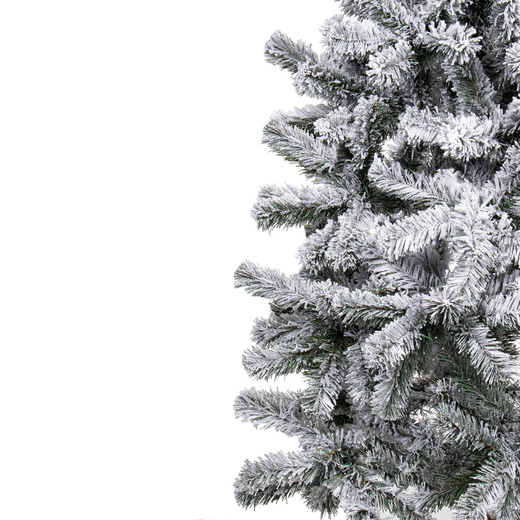 Choinka na pniu 220 cm sztuczna świerk śnieżony