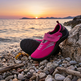 Buty do wody, szybkoschnące na plażę kajak jeżowce, kamienie rozm. 39 damskie różowe