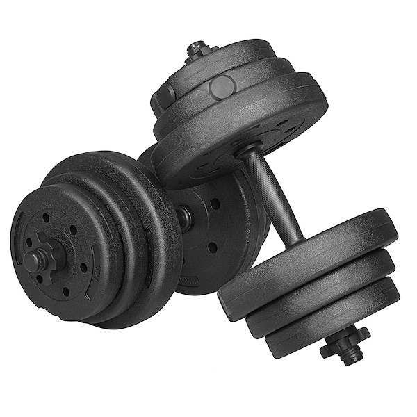 Hantle kompozytowe gryf 20 kg zestaw 2x10kg