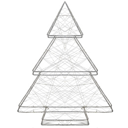 Dekoracja świąteczna 100 LED choinka oświetlenie witraż biały ciepły