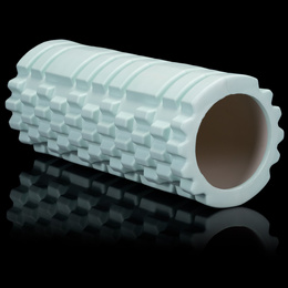 Wałek do masażu, średnio twardy, roller z wypustkami, miętowy