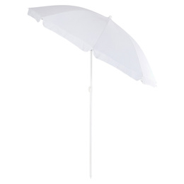 Parasol plażowy 160 cm ogrodowy, przeciwsłoneczny UPF50+ składany, łamany na balkon, taras, szary