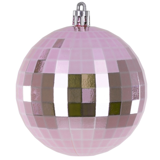 Bombki choinkowe 30 szt. różowy 8cm zestaw choinkowy